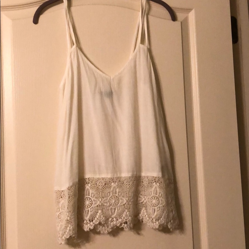 White tank top